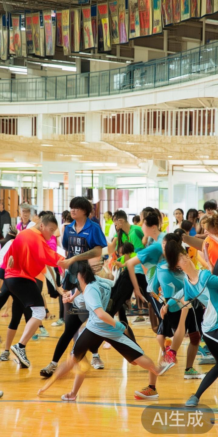 参加中心的团体课程，不仅能够激发运动兴趣，还能在交